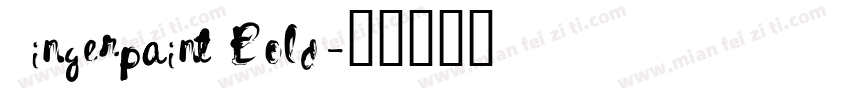 Fingerpaint Bold字体转换